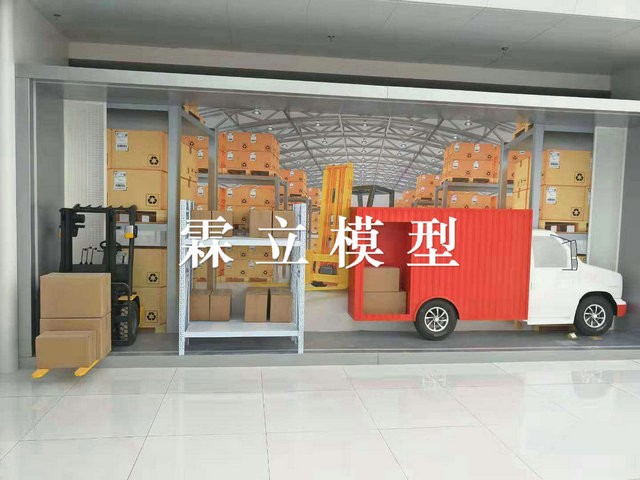 霍尼韋爾館——貨車模型、叉車模型